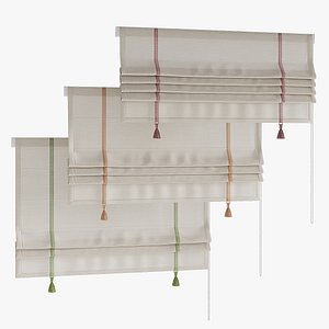 Roman Curtain with tassels