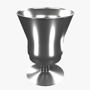 Realistic 3D Glass Model  Transparent Drinking Glass  PBR Ready
