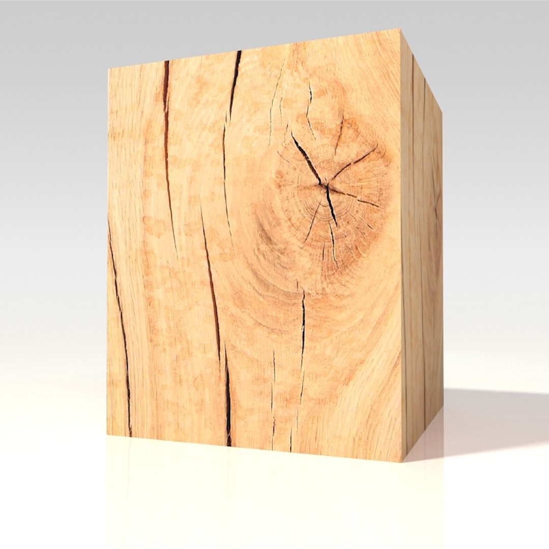 Chopping Block Oak Table 3D Model - TurboSquid 1224161