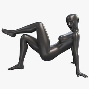 3D Mannequin Female 001 Pose 13