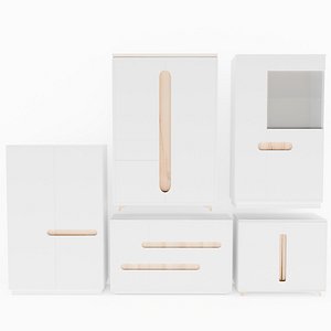 Collection: Low-Poly Furniture set in Modern style