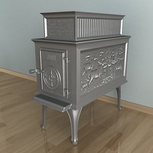 fire-place stoves 3d model