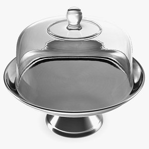 Cake Stand Metal with Dome