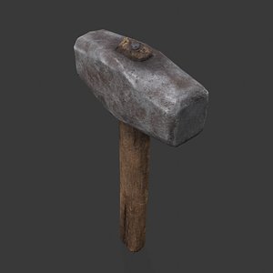 3D model Medieval Sledge Hammer