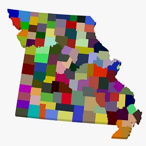 County Map - Missouri