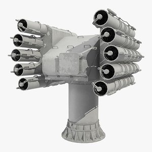 Russian Anti Submarine Weapon UDAV 3D Model