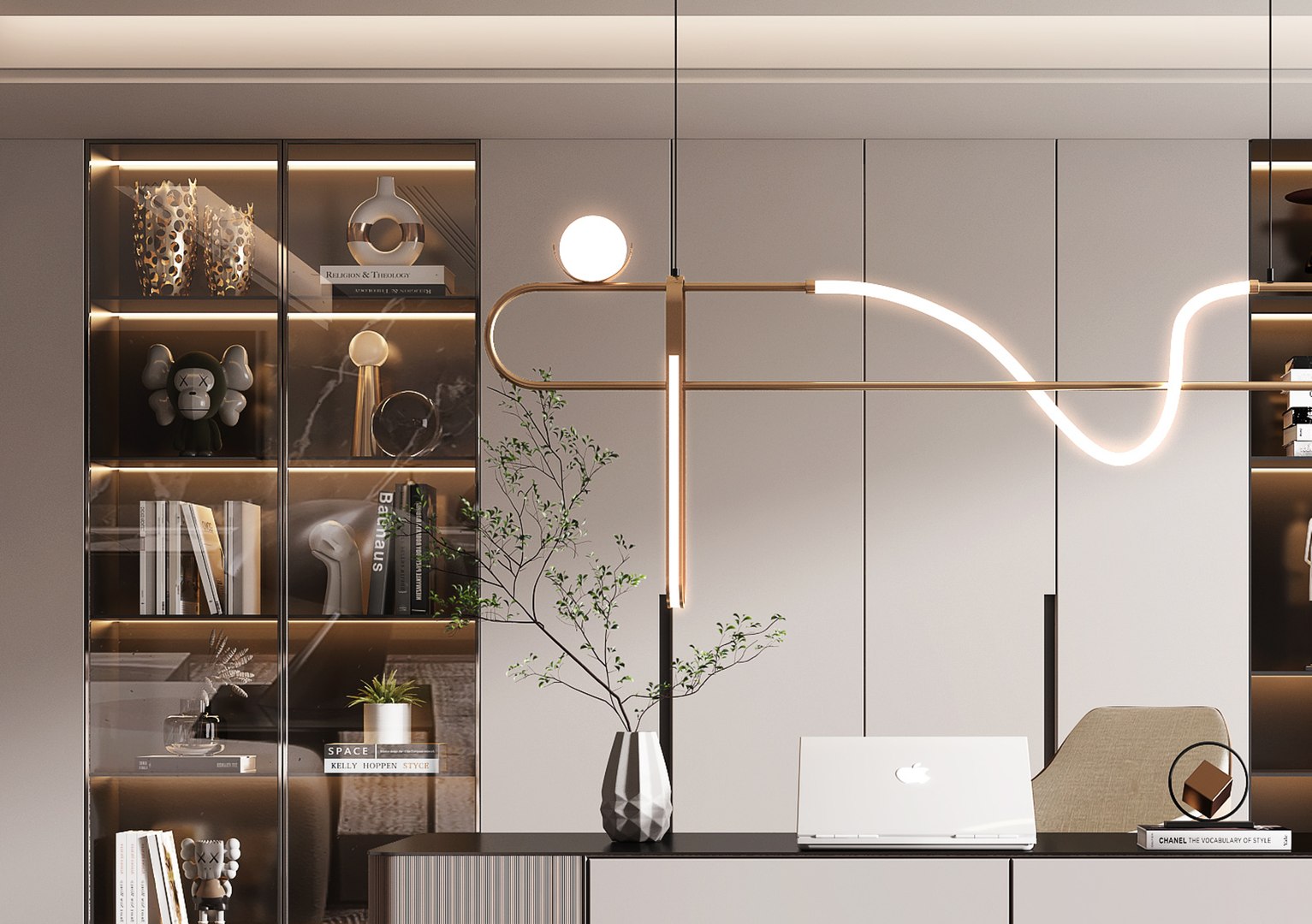 Modern Study 3D model - TurboSquid 2062184
