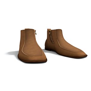 laos Male Shoes 3D model
