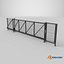 3D Commercial Security Gates with Fence