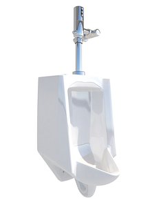 3D model urinal flush valve
