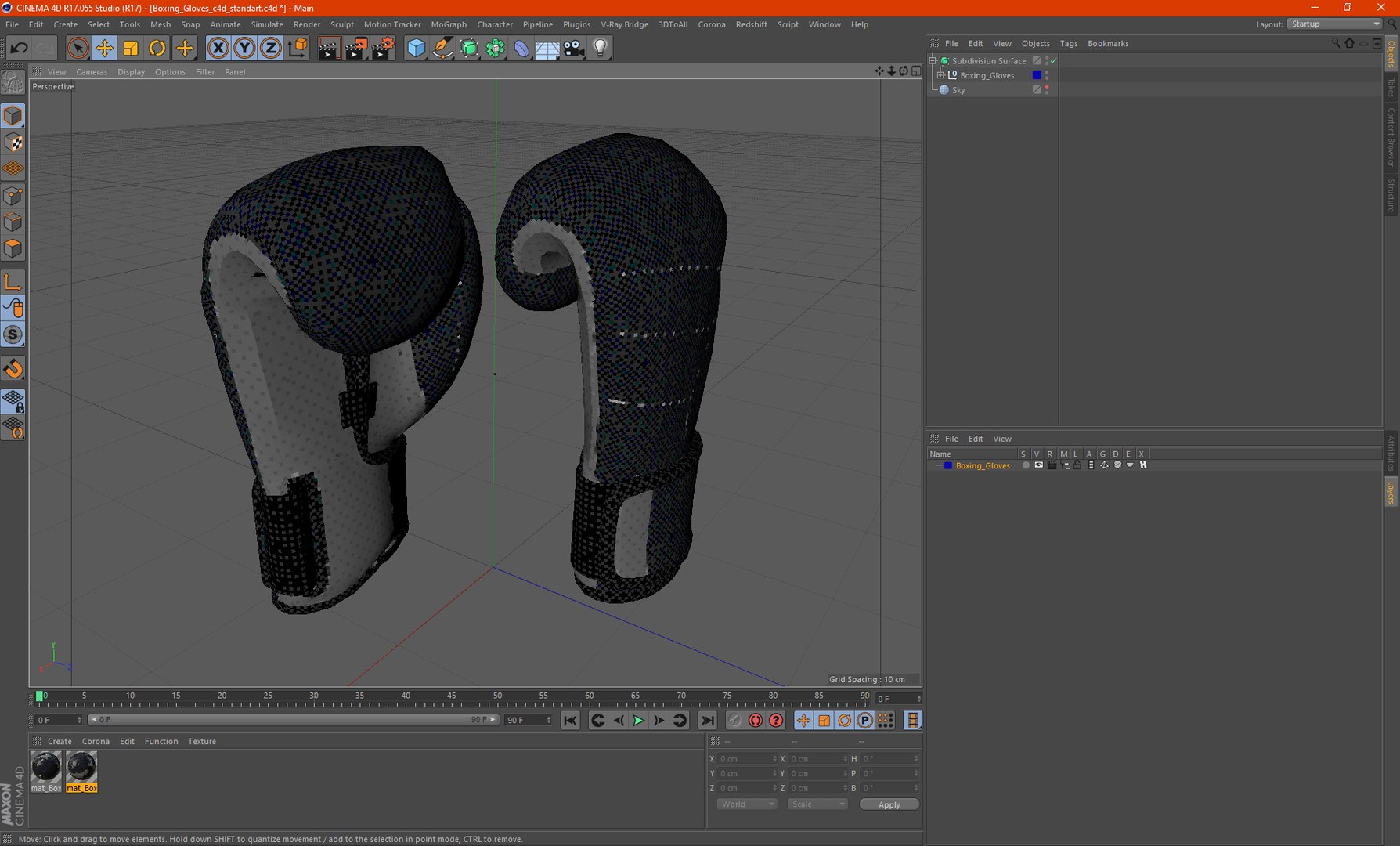 3D Model Boxing Gloves - TurboSquid 1999864