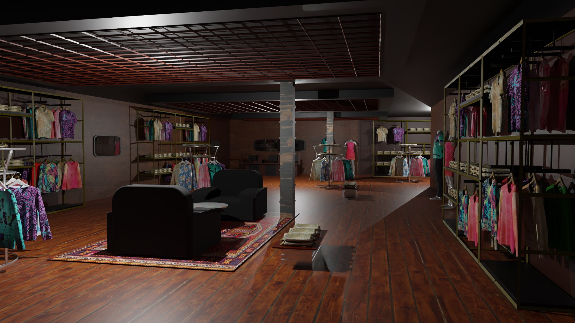 3D model Clothing Store interior - TurboSquid 2157381