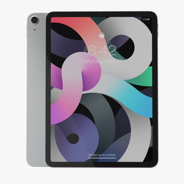 modelo 3d Apple iPad Air 4 2020 Plata - TurboSquid 1646203
