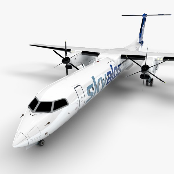 SkyAlps Bombardier DHC-8 Q400 Dash 8 L1537 Model 3D - TurboSquid 1813747