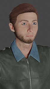 Man Leon Low-poly Ready for games