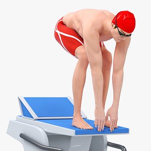 Male Swimmer Animated HQ 001 Standard License