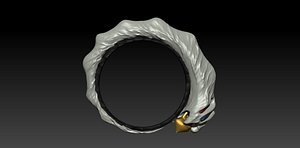 Spine Tail Ring 3D model