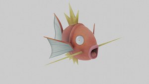 3D Pokemon Magikarp model