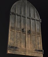 Medieval Wooden Door