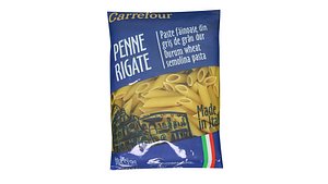 3D Penne Rigate Pasta