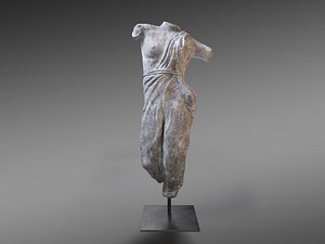 3D draped female sculpture restoration