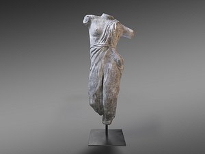 Draped Female Sculpture Restoration Hardware
