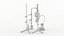 Attrezzatura di distillazione di laboratorio