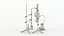 Attrezzatura di distillazione di laboratorio