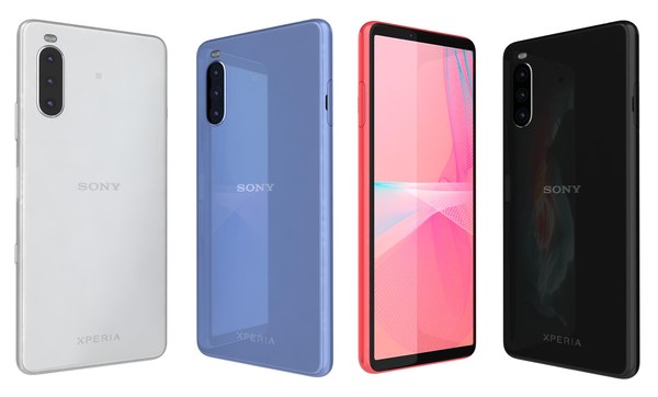 3D Sony Xperia 10 III All Colors model