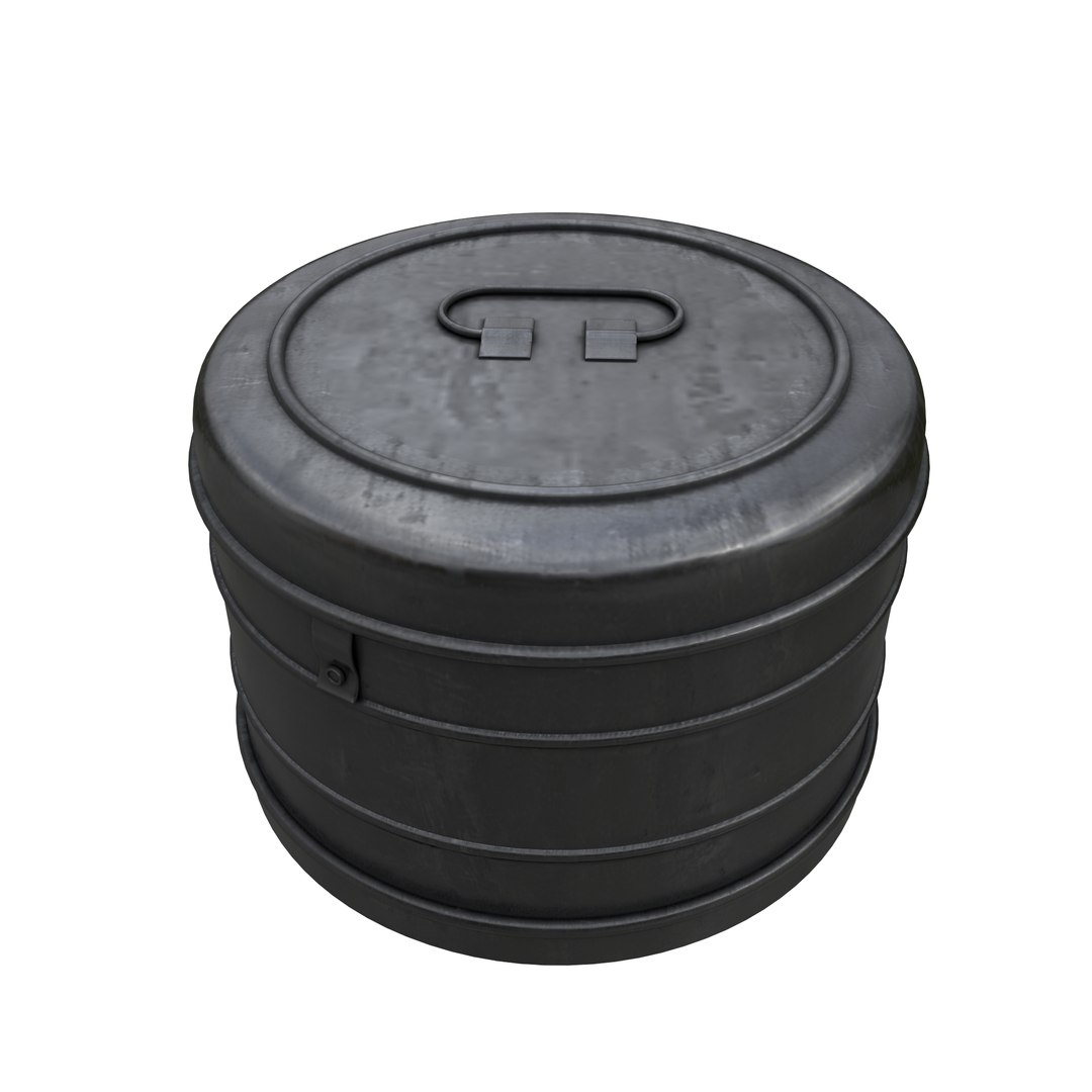 3D Sterilizer Drum model TurboSquid 2131023