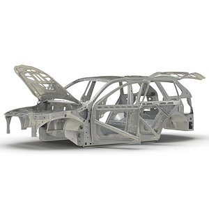 SUV Frame Rigged for Cinema 4D
