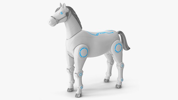 ロボット馬3dモデル Turbosquid