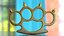 Spiked Golden Brass Knuckles