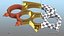 Spiked Golden Brass Knuckles