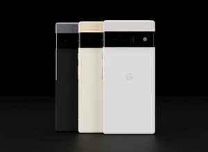 Google Pixel 6 Pro in Official Colors and Design 3D model