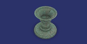 3D Traditional Chinese wine vessel
