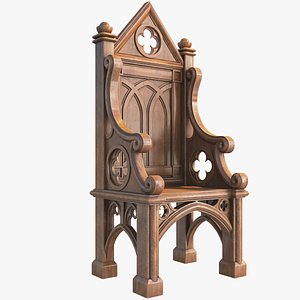 3D Kings Throne Chair 1