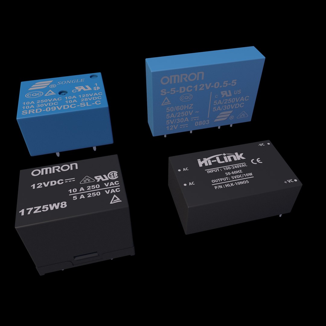3D Relays Model - TurboSquid 1733128
