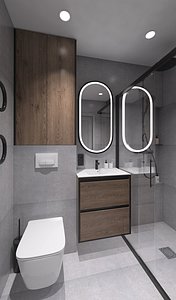 bathroom interior 3D model
