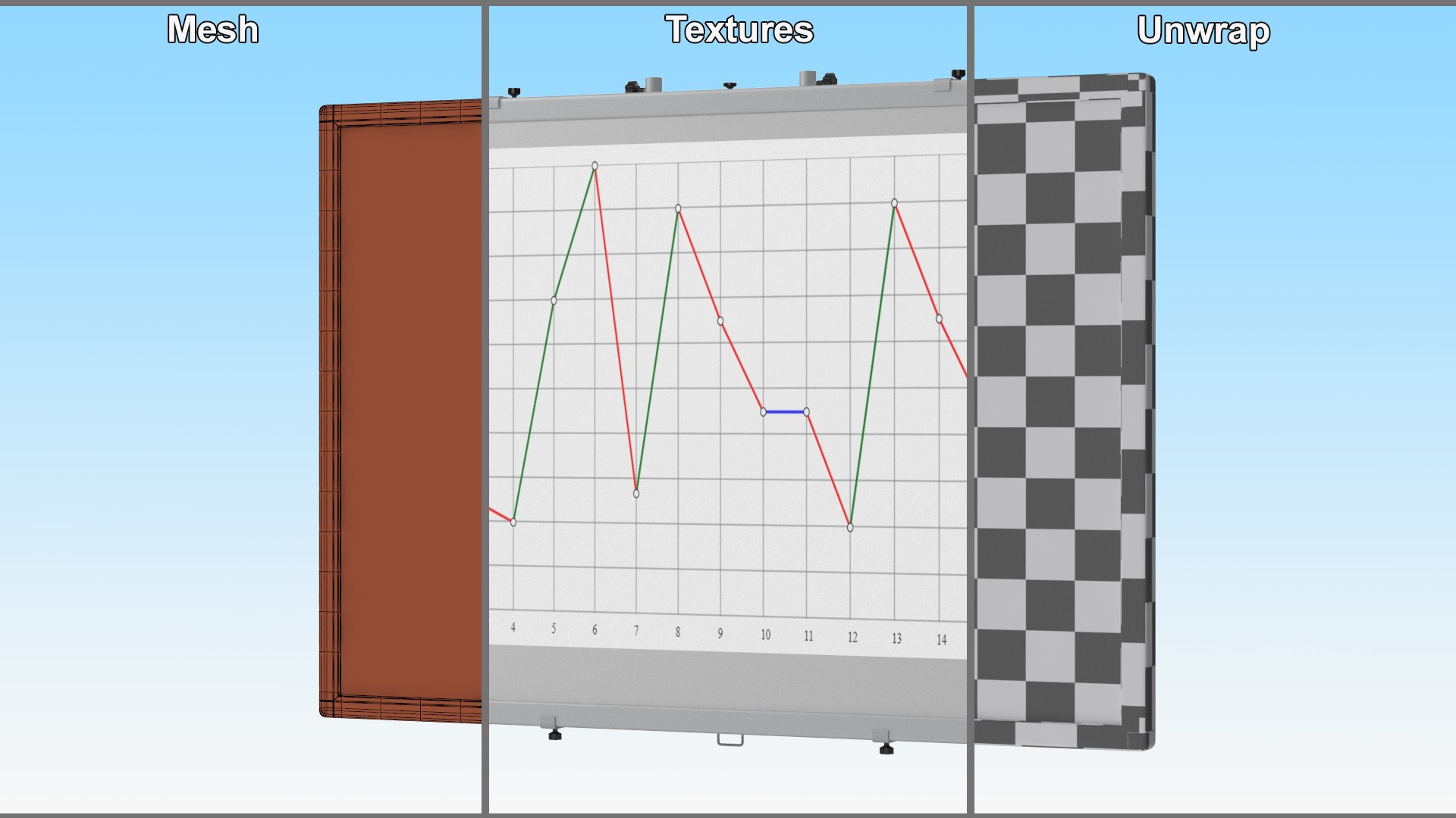 3D Model Interactive Digital Whiteboard - TurboSquid 2287581