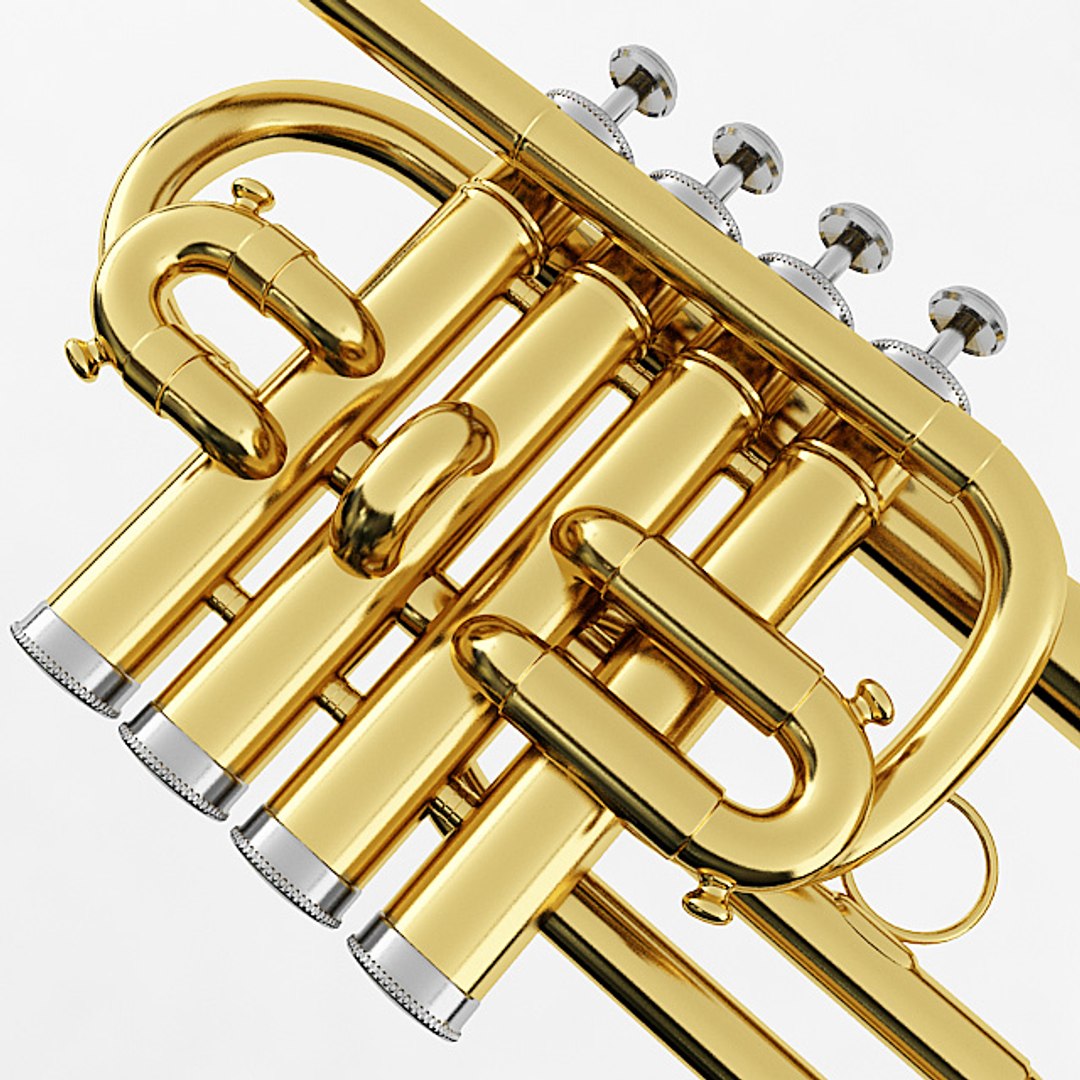 Piccolo Trumpet 3D - TurboSquid 1297777