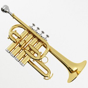 piccolo trumpet 3D
