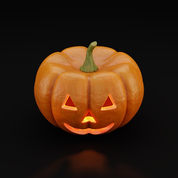 Jack-o-lantern halloween pumpkin model - TurboSquid 1211648