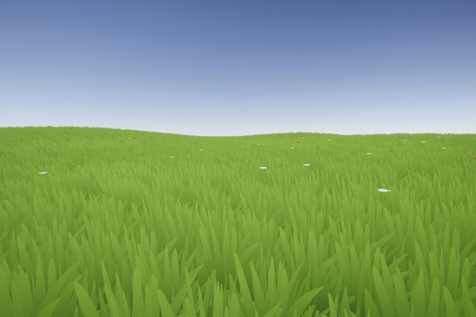 3D Low Poly Cartoon Grass and Plants for Unity and Unreal Engine model ...