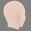 Meg Bellamy Head - No Hair - Low poly head for game