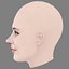 Meg Bellamy Head - No Hair - Low poly head for game