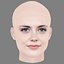Meg Bellamy Head - No Hair - Low poly head for game