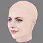 Meg Bellamy Head - No Hair - Low poly head for game