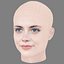 Meg Bellamy Head - No Hair - Low poly head for game
