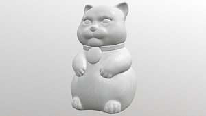 3D Money Box Cat 3D print model model